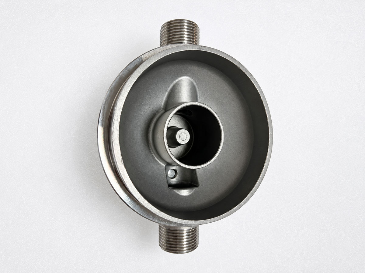Precision turned housing sample