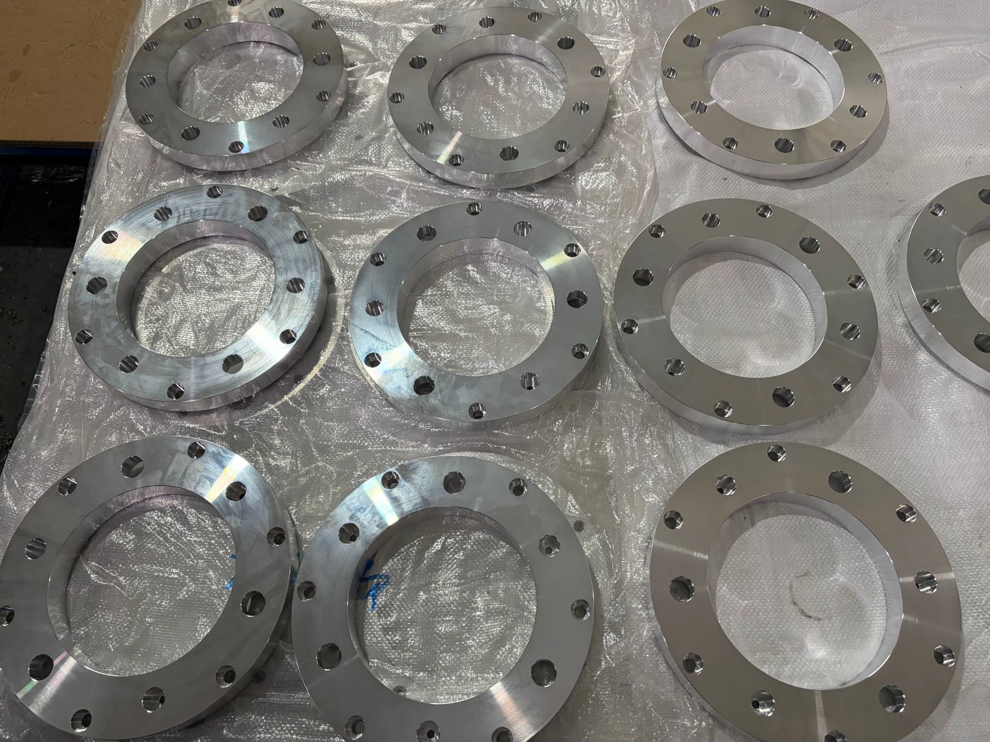 Anonymized finished Aluminum 7075 flange rings