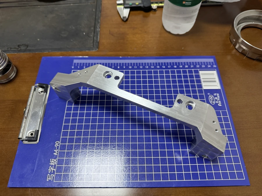 CNC milled brackets and fixture plates with hole patterns