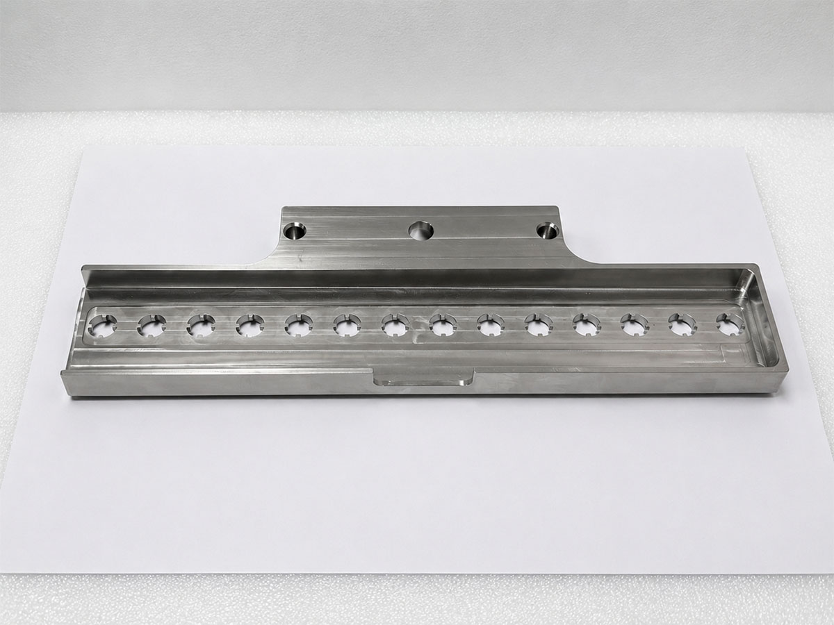 Complex milled aluminum part