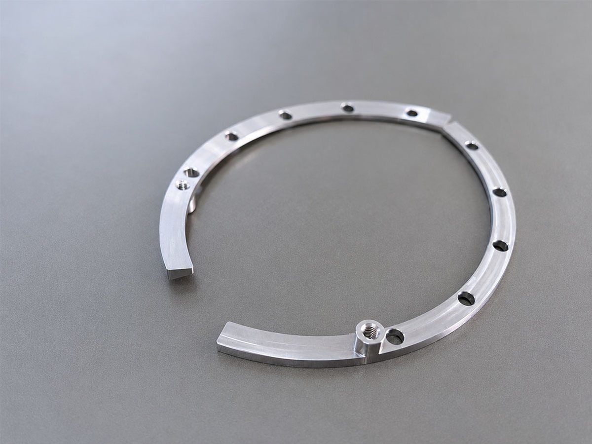 Small batch of stainless steel CNC milled brackets