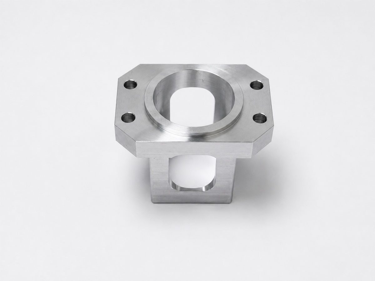CNC milling material samples and machined parts