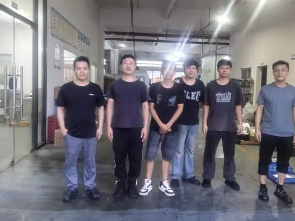 The Meili team on the shop floor