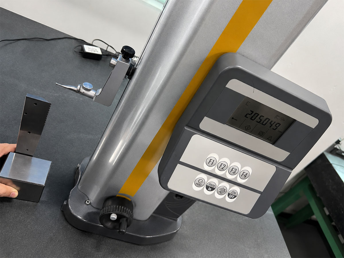 Dimensional inspection of CNC machined parts at Meili Machining